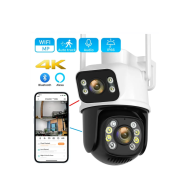 Camara de seguridad IP ❤️4MP y 4K con Wifi, lente Dual
